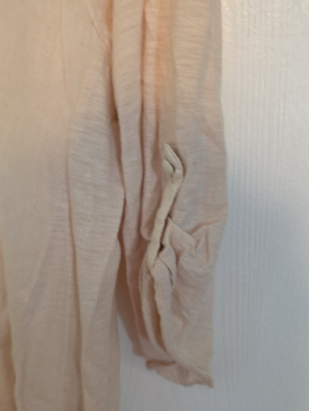 Light Cream Embroidered V-Neck Tunic Top - Picture 2 of 4